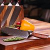 Μαχαίρι Santoku ROSE WOOD DAMASCUS, 17,5 cm, Dellinger