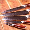 Μαχαίρι Santoku ROSE WOOD DAMASCUS, 17,5 cm, Dellinger