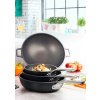 Τηγάνι wok CHOC RESTO EXTREME, 32 cm, αντικολλητικό, από αλουμίνιο, De Buyer