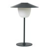 Φορητή επιτραπέζια λάμπα ANI, 33 cm, LED, σκούρο γκρι, Blomus