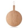 Επιφάνεια κοπής και σερβιρίσματος NORDIC KITCHEN, 35 cm, στρόγγυλη, από ξύλο βελανιδιάς, Eva Solo