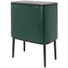 Κάδος με καπάκι αφής BO TOUCH BIN, 3 x 11 l, σε πράσινο, Brabantia