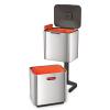 Κάδος απορριμάτων TOTEM MAX 30060, 60 l, για διαλογή απορριμμάτων, ανοξείδωτος χάλυβας, Joseph Joseph