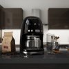Καφετιέρα φίλτρου DCF02BLEU, σε μαύρο, Smeg