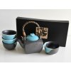 Σετ τσαγιού METALLIC BLUE, 5 τεμάχια, MIJ