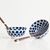 Μπολ φαγητού WHITE WITH BLUE CLOUD, 400 ml, σετ 2 τεμαχίων με chopsticks, MIJ