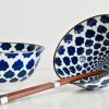 Μπολ φαγητού WHITE WITH BLUE CLOUD, 400 ml, σετ 2 τεμαχίων με chopsticks, MIJ