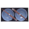 Μπολ φαγητού RAIN DROP, σετ 2 τεμαχίων, 400 ml, με chopsticks, MIJ