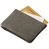 Θήκη για τραπεζικές κάρτες JEAN, 10 cm, γκρι, από δέρμα, Philippi