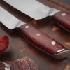 Μαχαίρι Santoku SANDVIK RED NORTHERN SUN, 18,5 cm, Dellinger