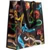 Τσάντα για ψώνια TOILETPAPER SNAKES, 42 cm, σε μαύρο, Seletti