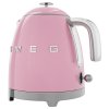 Ηλεκτρικός βραστήρας 50'S STYLE MINI KLF05PKEU, 800 ml, παστέλ ροζ, Smeg