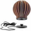 Επιτραπέζια λάμπα LED RADIANT, 15 cm, σε σκούρο καφέ, από ξύλο, Eva Solo
