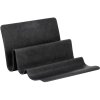 Organizer γραφείου WAVE, 18 cm, μαύρο, από μέταλλο/δερμάτινο, Fritz Hansen