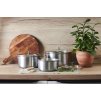Κατσαρόλα ALCHIMY LOQY 16 cm, ασημί, ανοξείδωτο ατσάλι, de Buyer