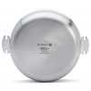 Τηγάνι saute ALCHIMY LOQY 24 cm, ασημί, ανοξείδωτο ατσάλι, de Buyer