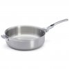 Τηγάνι saute ALCHIMY LOQY 24 cm, ασημί, ανοξείδωτο ατσάλι, de Buyer