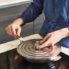 Τηγάνι ALCHIMY LOQY 28 cm, ασημί, ανοξείδωτο ατσάλι, de Buyer