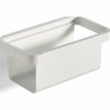 Ράφι ντουζιέρας RIM 22 cm, βαθύ, λευκό, από αλουμίνιο, Zone Denmark