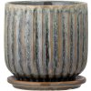 Γλάστρα με βάση DRAGO 15 x 16 cm, σε πράσινο, πήλινη, Bloomingville