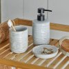 Επιτραπέζιος καθρέφτης MILDE 35 cm, σε μαύρο, μεταλλικός, Bloomingville