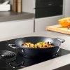 Τηγάνι σερβιρίσματος ADAMANT 24 cm, μαύρο, από αλουμίνιο, Fissler