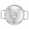 Βαθιά κατσαρόλα ADAMANT 20 cm, σε μαύρο, αλουμίνιο, Fissler