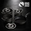 Ρηχή κατσαρόλα ADAMANT 28 cm, μαύρο, αλουμίνιο, Fissler