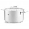 Βαθιά κατσαρόλα PURE 24 cm, ασημί, ανοξείδωτο ατσάλι, Fissler