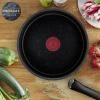 Σετ μαγειρικών σκευών INGENIO BLACK STONE L3998802, σετ 8 τμχ, μαύρο, αλουμίνιο, Tefal