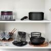 Σετ μαγειρικών σκευών INGENIO BLACK STONE L3998902, σετ 4 τμχ, μαύρο, αλουμίνιο, Tefal