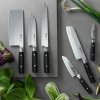 Μαχαίρι Santoku ZEN 16,5 cm, μαύρο, Yaxell