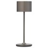 Φορητή επιτραπέζια λάμπα FAROL MINI 19,5 cm, LED, σε γκρι μεταλλική απόχρωση, από αλουμίνιο, Blomus