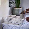Θήκη αποθήκευσης μπάνιου EASYSTORE 70586 40 cm, εκρού, από πλαστικό, Joseph Joseph