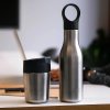 Παγούρι θερμός LOOP&SIPP 81129 500 ml, + κούπα θερμός 340 ml, μπλε, ανοξείδωτο ατσάλι, Joseph Joseph