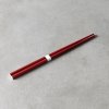 Chopsticks 22,5 cm, σκούρο κόκκινο / λευκό, μπαμπού, MIJ