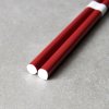 Chopsticks 22,5 cm, σκούρο κόκκινο / λευκό, μπαμπού, MIJ
