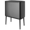 Κάδος με καπάκι αφής BO TOUCH BIN 11 + 23 l, σε γκρι, από ατσάλι, Brabantia