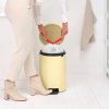 Κάδος με πεντάλ NEWICON 20 l, κίτρινο, ατσάλινο, Brabantia