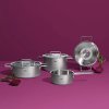 Τηγάνι universal PURE 20 cm, ασήμι, ανοξείδωτο ατσάλι, Fissler