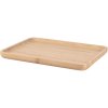 Δίσκος σερβιρίσματος NBA160 28 x 20 cm, καφέ, μπαμπού, Pebbly