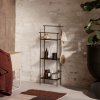 Μονάδα ραφιών DORA 30 x 79 cm, μαύρο, ανοξείδωτο ατσάλι, σταθερό LIVING