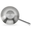 Τηγάνι wok ALCHIMY 28 cm, ασημί, ανοξείδωτο ατσάλι, de Buyer