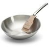 Τηγάνι wok ALCHIMY 28 cm, ασημί, ανοξείδωτο ατσάλι, de Buyer