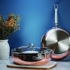 Τηγάνι saute COPPERBOND 28 cm, 4,7 l, χάλκινο, Hestan