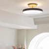 Κρεμαστό φωτιστικό οροφής ASTERIA UP 43 cm, γκρι / χρυσαφί, αλουμίνιο, Umage