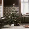 215382 1 hvezda na vanocni stromek vela 22 x 38 cm bila bavlna ferm living