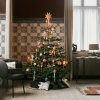 215382 2 hvezda na vanocni stromek vela 22 x 38 cm bila bavlna ferm living
