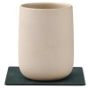 215873 4 podtacek square nupo 10 x 10 cm tmave zelena kuze lind dna