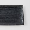 216602 3 servirovaci talir contour 33 x 10 5 cm cerna keramika mij